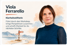 Viola Ferrarello, Klarheitsstifterin und Workshop-Leitung bei Kurs setzen